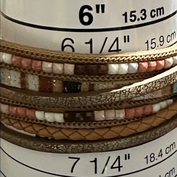 61.  Two Multi-Strap Magnetic Closure Bracelets - Picture 9 of 10